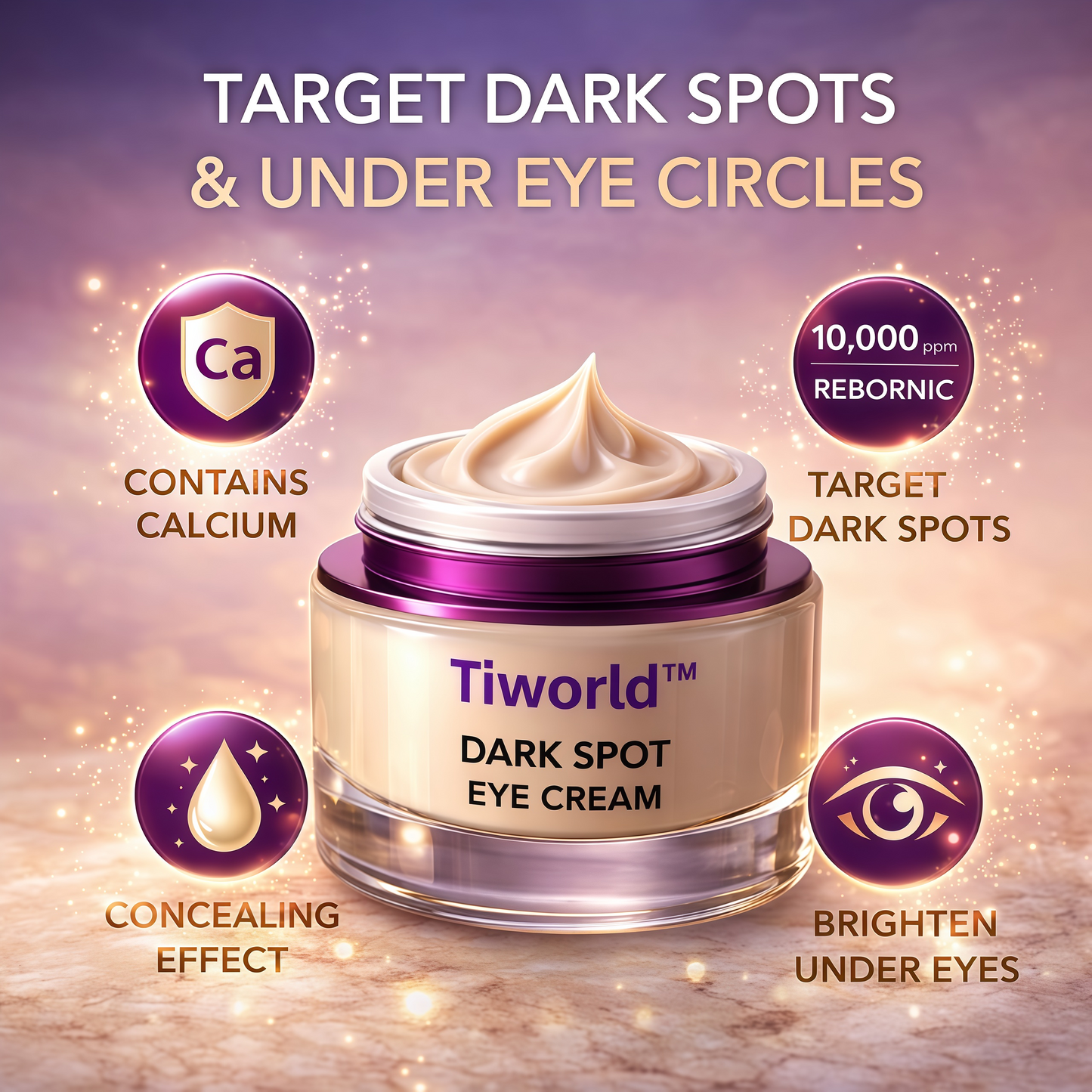 🔥The last 3 hours-Buy two get one free Tiworld™ Light-spot calcium eye cream