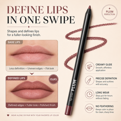 24HR Smooth Lip Liner - Precise Definition, All-Day Wear