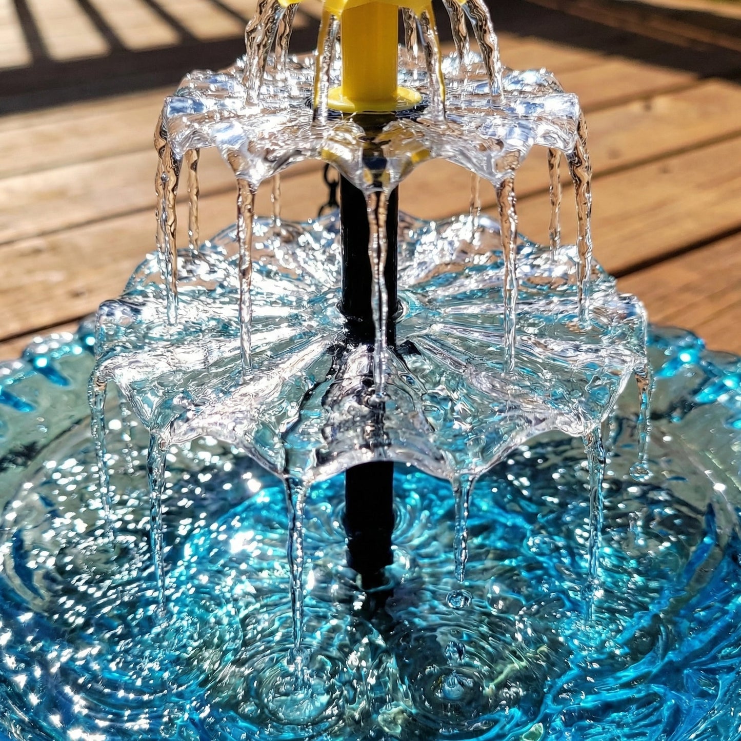 🔥The last 3 hours New Year 70% Off--Solar Cascade Hanging Bird Bath Fountain