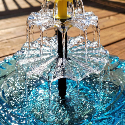 🔥The last 3 hours New Year 70% Off--Solar Cascade Hanging Bird Bath Fountain