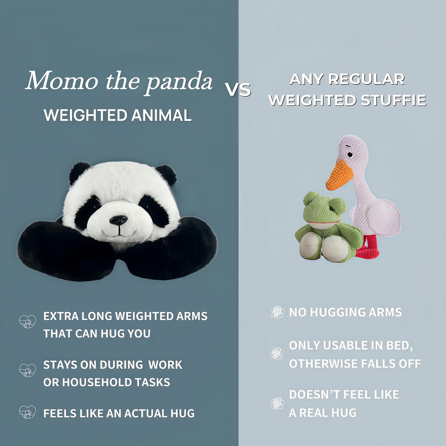 🔥Limited-time offer: Enjoy 70% off for the last 3 hours! Plush weighted animals