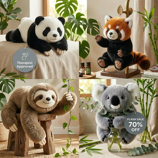 🔥Limited-time offer: Enjoy 70% off for the last 3 hours! Plush weighted animals