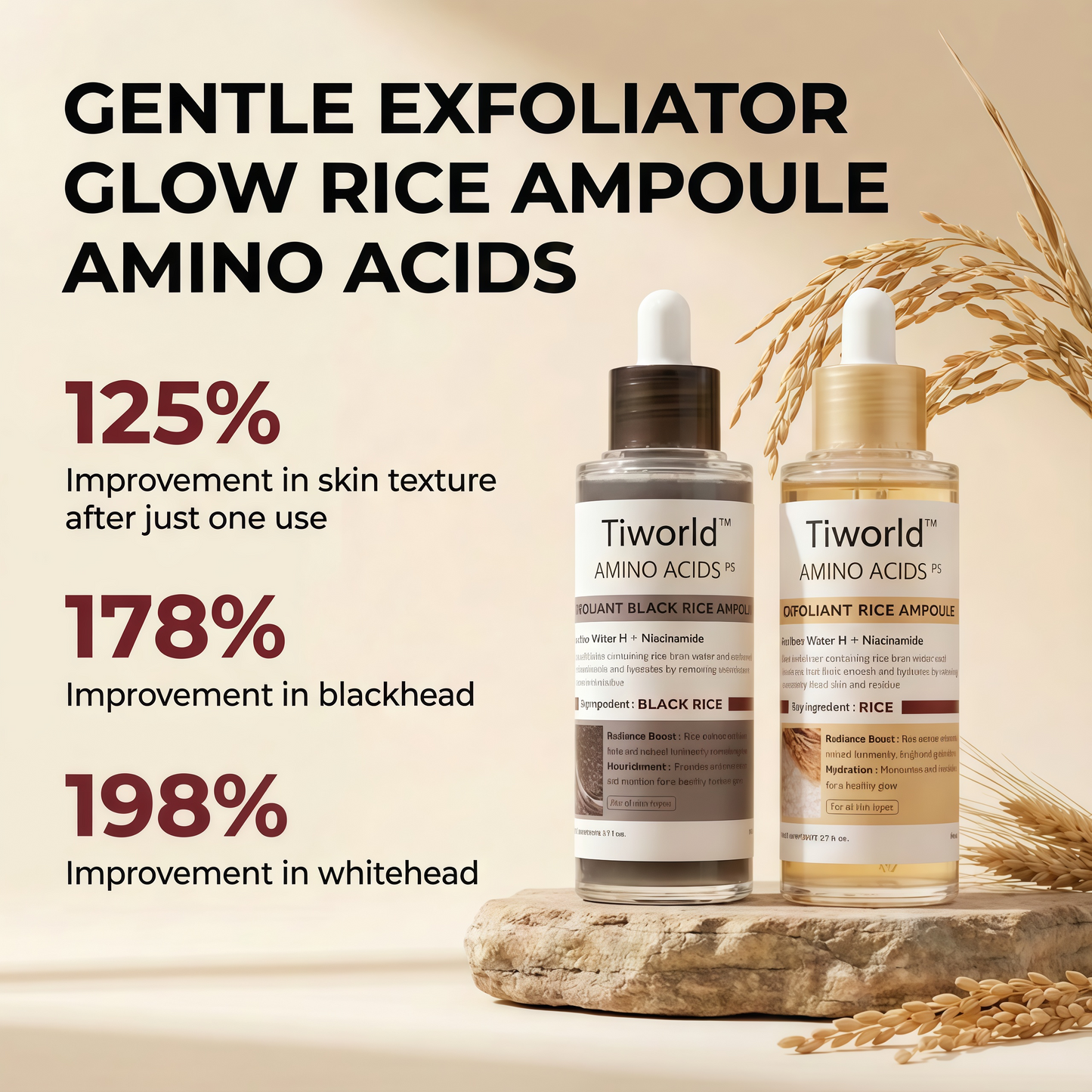 🔥The last 3 hours-Buy two get one free-Tiworld™ Luxury Rice Bran Ampoules