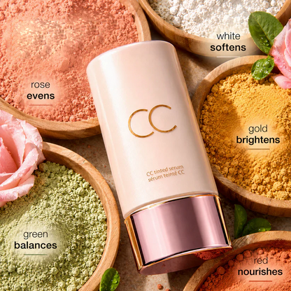 CC Color-Correcting Tinted Serum - Lightweight,Shade-Adaptive Coverage with 24H Hydration &16H Waterproof Wear