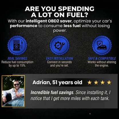 Plug-and-Play Fuel Saver: Drive Further, Improve Fuel Efficiency